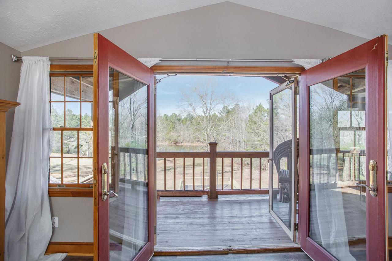 Refuge Ranch Retreat Log Cabin Lake 53+ Acres Locust Grove Εξωτερικό φωτογραφία