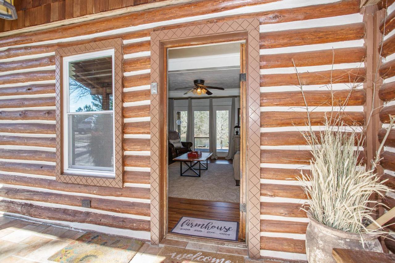Refuge Ranch Retreat Log Cabin Lake 53+ Acres Locust Grove Εξωτερικό φωτογραφία