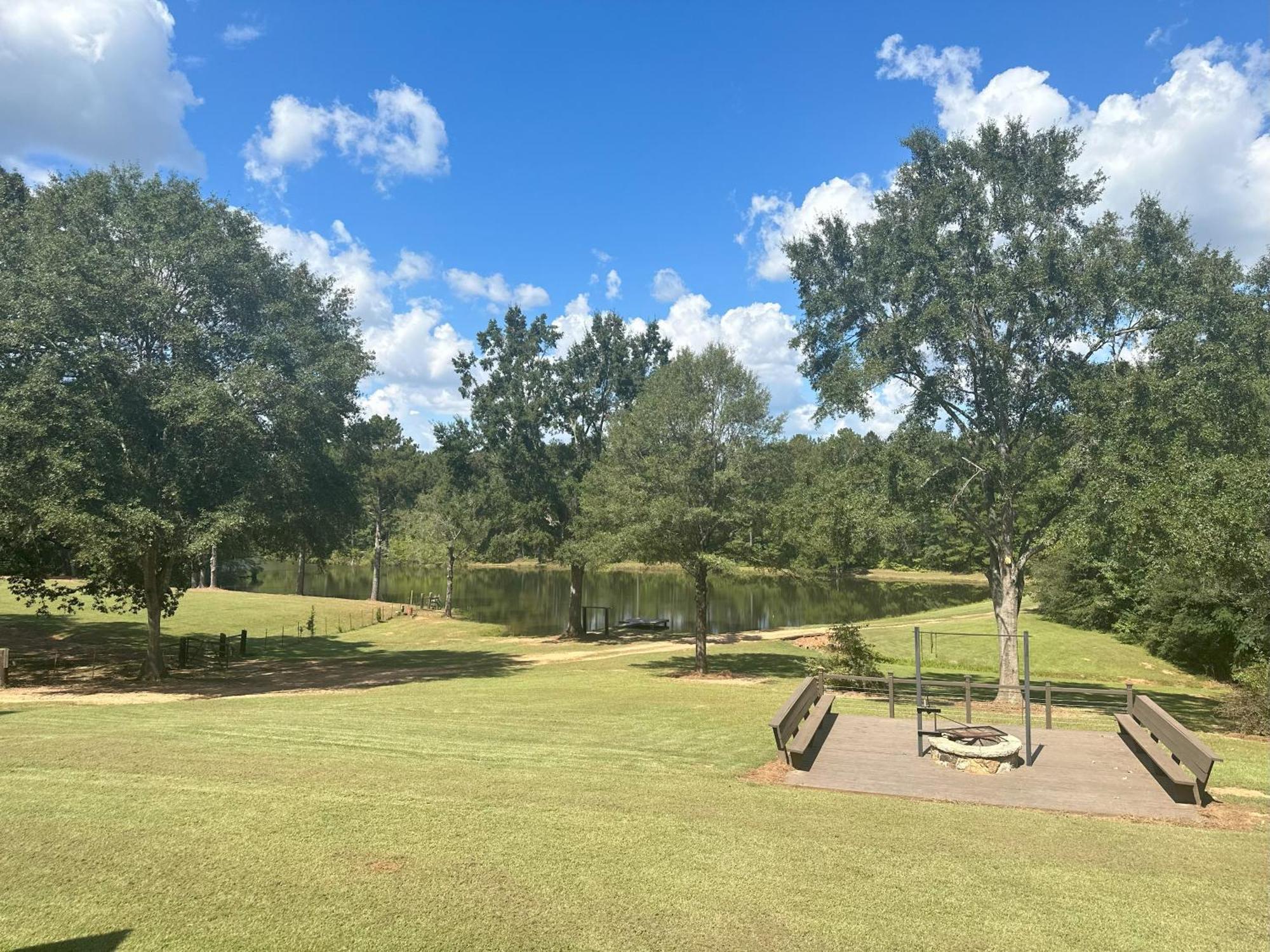 Refuge Ranch Retreat Log Cabin Lake 53+ Acres Locust Grove Εξωτερικό φωτογραφία