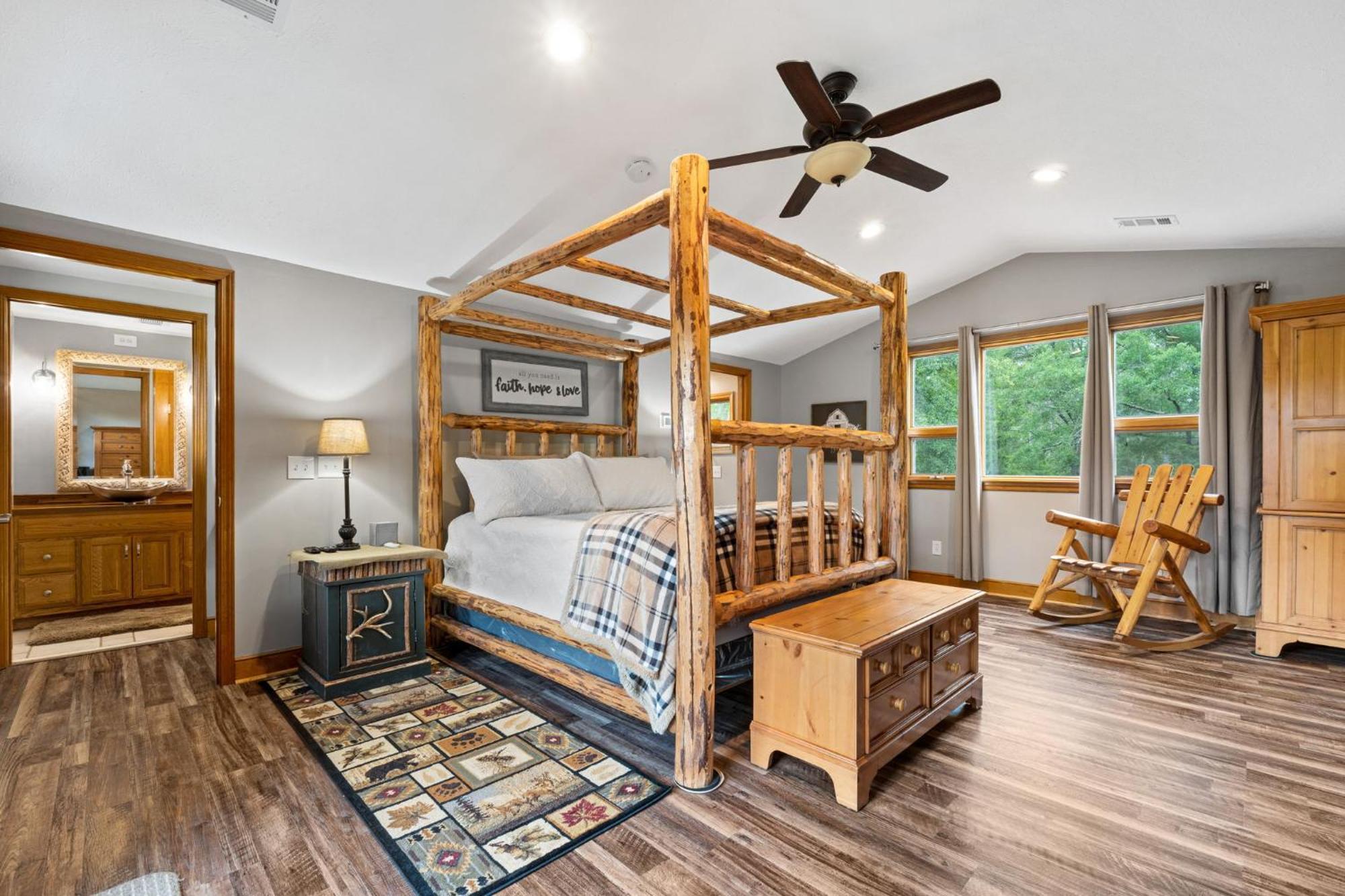 Refuge Ranch Retreat Log Cabin Lake 53+ Acres Locust Grove Εξωτερικό φωτογραφία