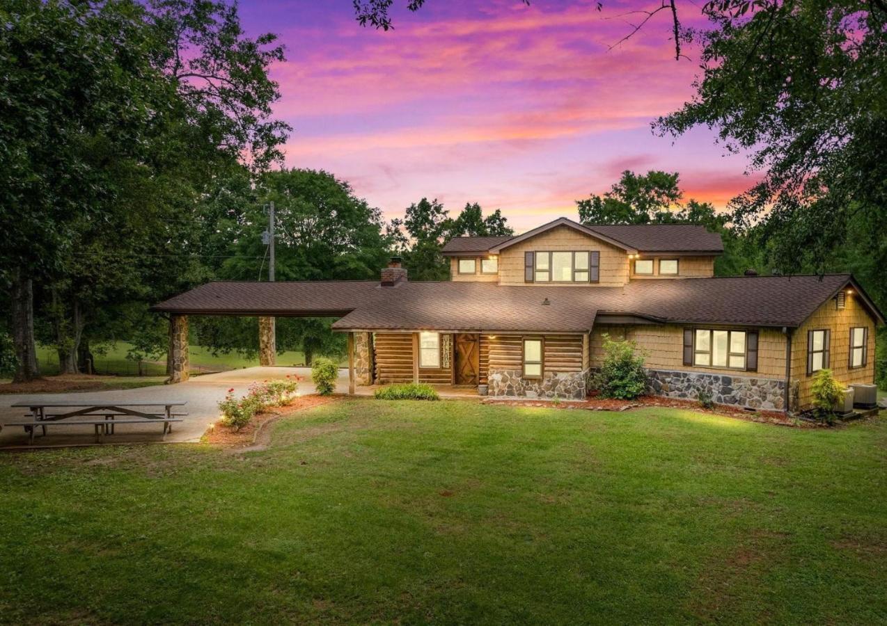 Refuge Ranch Retreat Log Cabin Lake 53+ Acres Locust Grove Εξωτερικό φωτογραφία