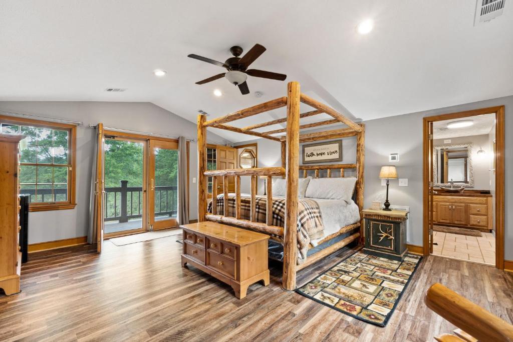 Refuge Ranch Retreat Log Cabin Lake 53+ Acres Locust Grove Εξωτερικό φωτογραφία